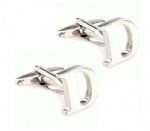 Alphabet cufflink