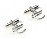 Euro Dollar cufflink