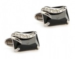 Crystal cufflink