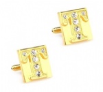 Letter cufflink