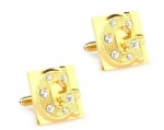 Alphabet cufflink