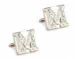 Letter cufflink