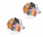 Colored printing cufflink