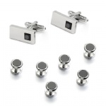 Cufflink and button set