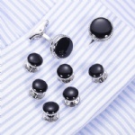 Cufflink and button set