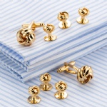 Cufflink and button set