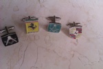 Polish enamel cufflink