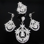 Silver jewelry set