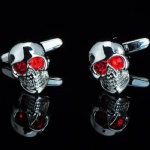 skull cufflink