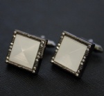 crystal cufflink