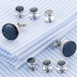 Cufflink and button set