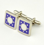 Classic enamel cufflink