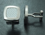 Stainless steel cufflink