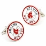 Red sock cufflink