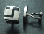 Stainless steel cufflink