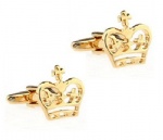 Gold  Crown cufflink