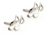 Classic music cufflink