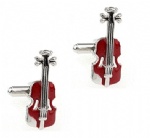 Violin cufflink